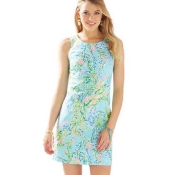 Lilly Pulitzer Cathy Shift in Blue Heaven - Picture 2 of 11